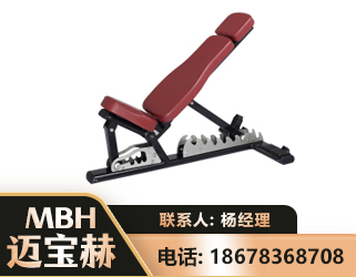 白银可调哑铃椅